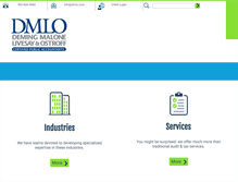 Tablet Screenshot of dmlo.com